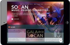 SOCAN launches redesigned website