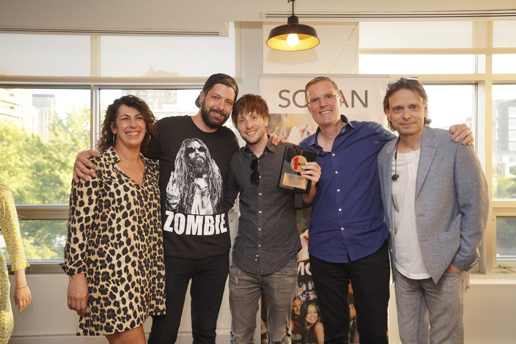 Nathalie Gagné, David Charest, John Nathaniel, Eric Baptiste, Marc Ouellette, SOCAN