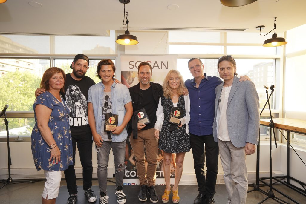 Huguette Langlois, David Charest, Ludovick Bourgeois, Fred St-Gelais, Diane Pinet, Éditions Bloc-Notes, Eric Baptiste, Marc Ouellette, SOCAN