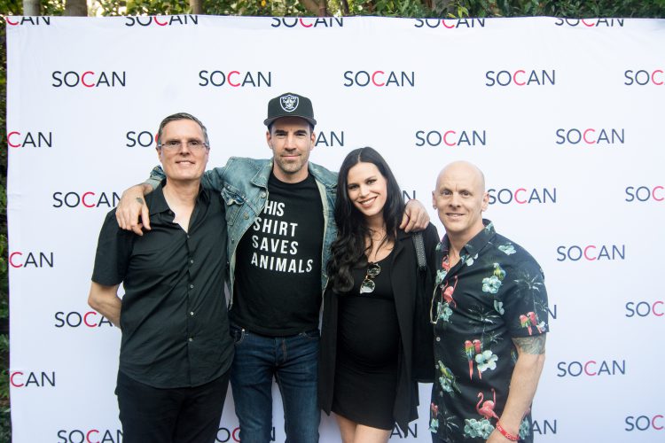 Eric Baptiste, Tyler Connolly, Christine Connolly, Rodney Murphy, SOCAN, Los Angeles, L.A., Canada Day, 2019