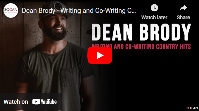 Click to the image to watch the video with Dean Brody