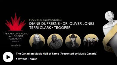 Canadian Music Hall Of Fame, Inductions, 2023, Diane Dufresne, Oliver Jones, Terri Clark, Trooper