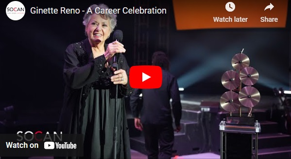 Ginette Reno, Gala SOCAN, 2023