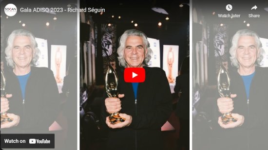 SOCAN, ADISQ Gala, 2023, Richard Séguin