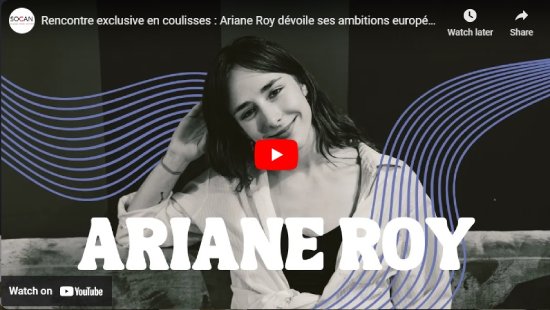 SOCAN, Interview, Ariane Roy, MaMA, 2023