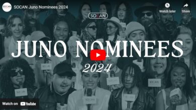 JUNO Nominees 2024, Video