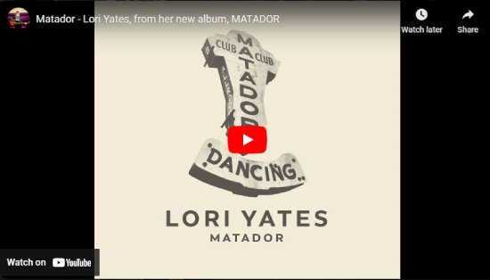 Lori Yates, Matador, video