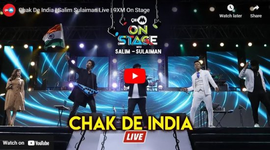 Salim-Sulaiman, Chak De India, video