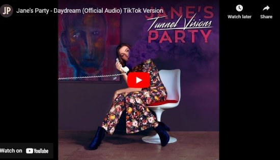 Jane's Party, Daydream, video