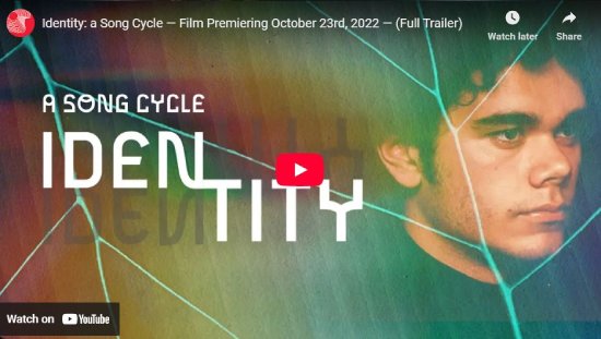 Dinuk Wijeratne, Identity, Song Cycle