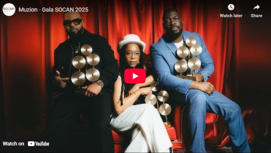 Gala SOCAN, 2025, interview, video, Muzion