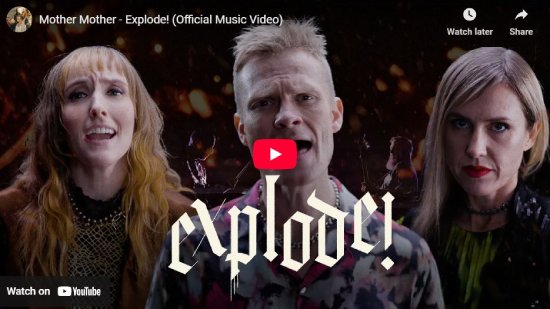 Mother Mother, EXPLODE, SOCAN, No. 1 Song
