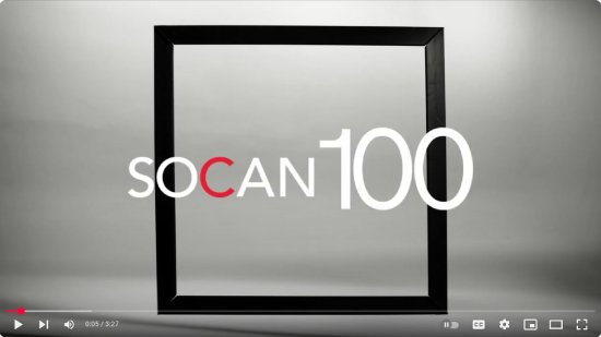 SOCAN 100, video