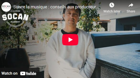 Stint, Académie SOCAN, conseils, producteurs