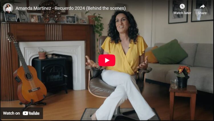 Amanda Martinez, Recuerdo, behind-the-scenes, video, SOCAN