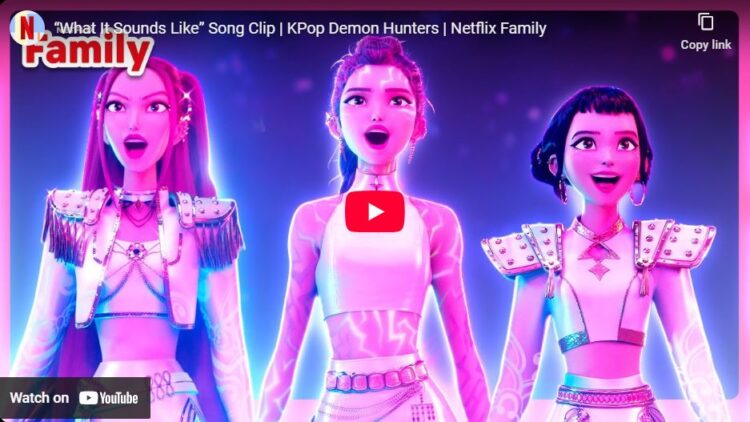 Jenna Andrews, KPop Demon Hunters, What It Sounds Like, song, video