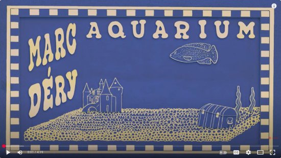 Marc Dery, Aquarium, VIDEO