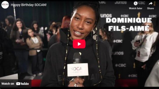 SOCAN, 100, Happy Birthday, video