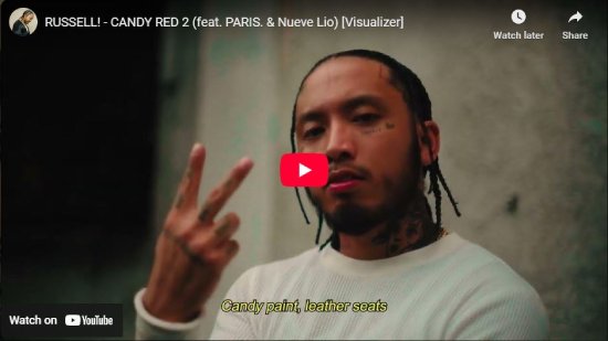 RUSSELL!, Candy Red, video
