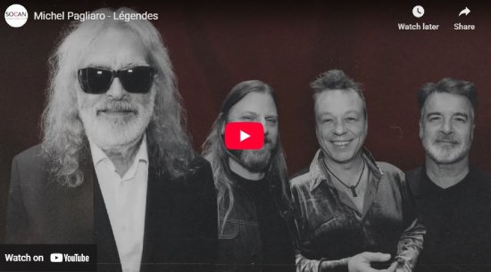 SOCAN, CSHF, PACC, Legendes, 2025, Michel Pagliaro, interview, entrevue, tribute, hommage