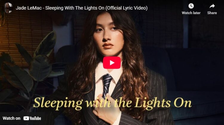 Jade LeMac, Sleeping With The Lights On, video